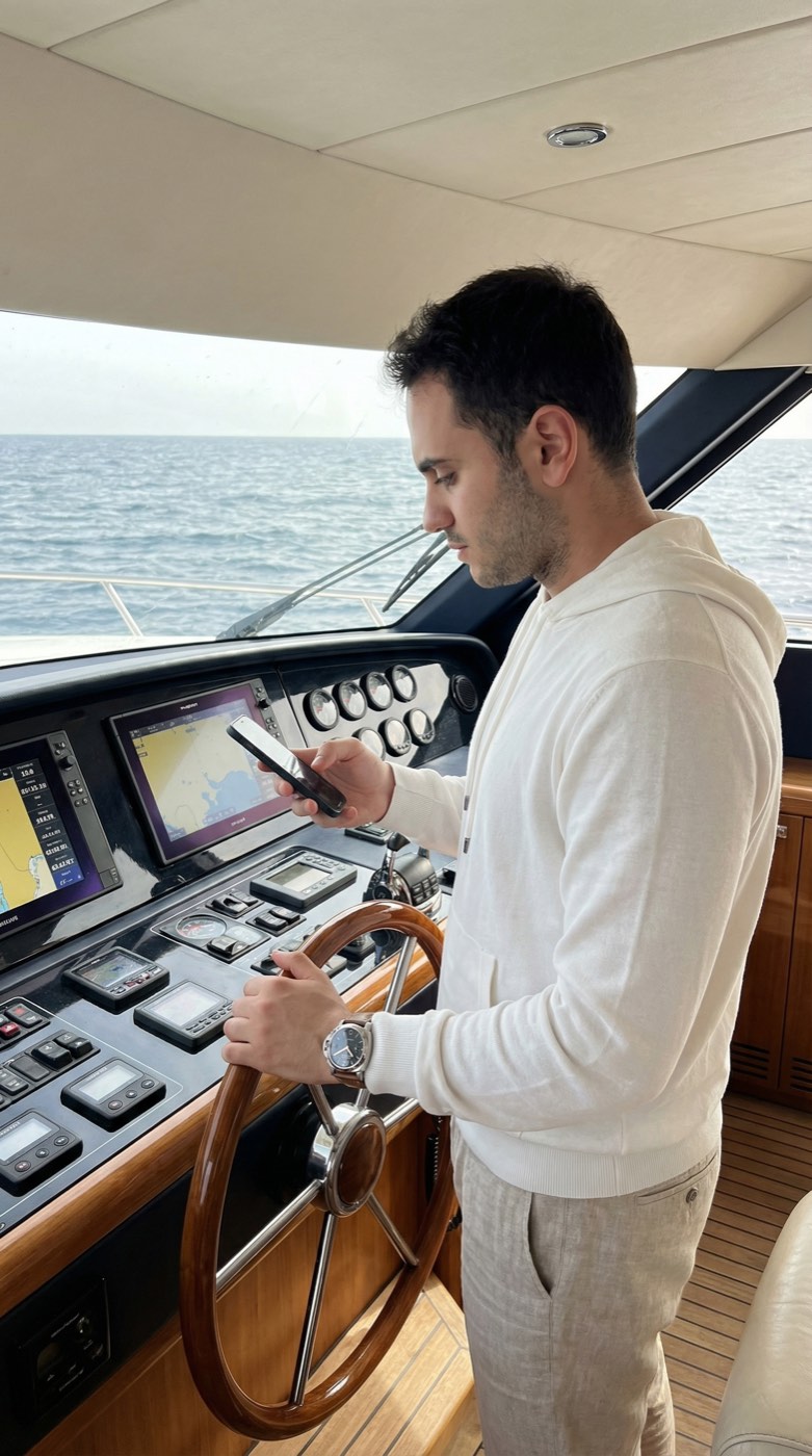 Solo POV, Superyacht Helm Station (Daylight)